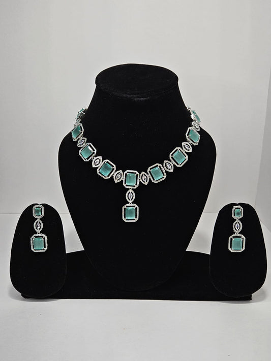 Crystal Luxe Royal Necklace Set