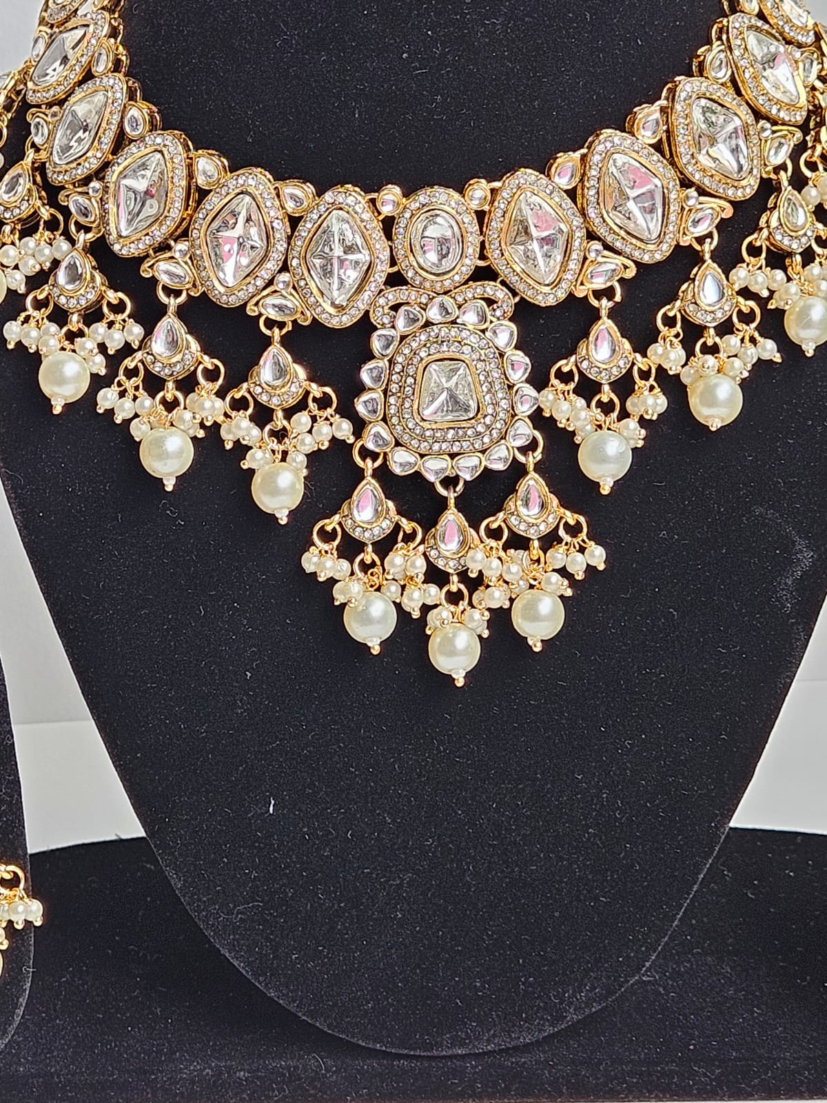 Maharani Polki Pearl Choker Set
