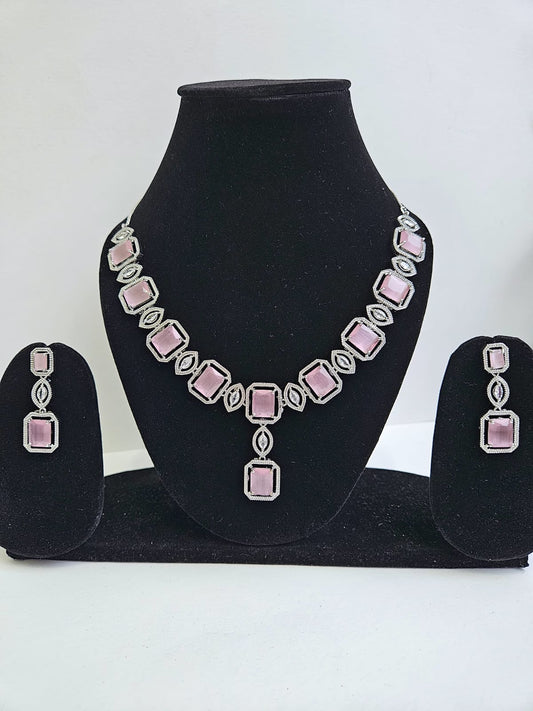 Crystal Luxe Royal Necklace Set