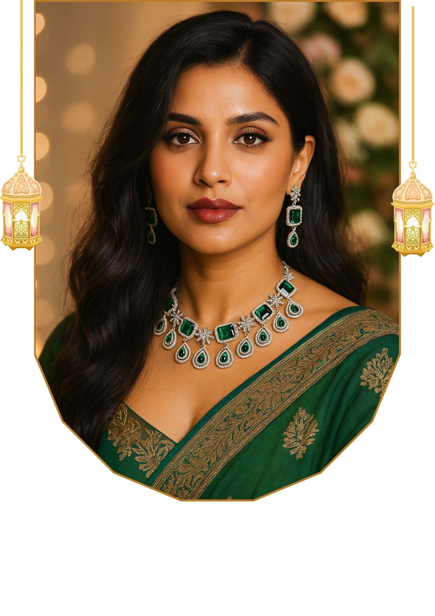 Regal Radiance Zircon Necklace Set