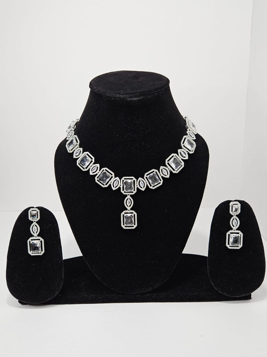 Crystal Luxe Royal Necklace Set