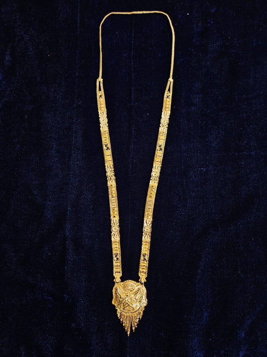 Handcrafted Gold Filigree Necklace | Traditional Indian Jewelry